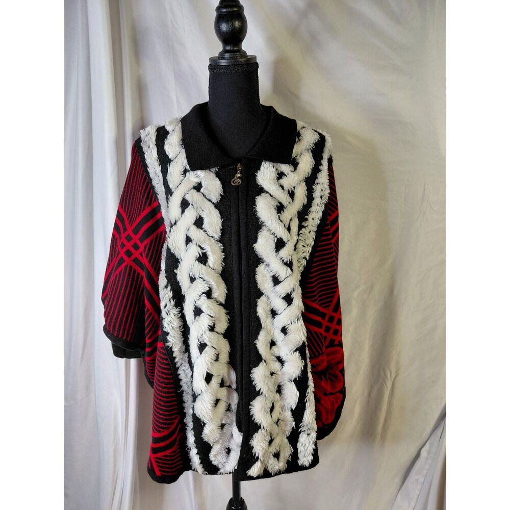 Eryigit Knitted Poncho